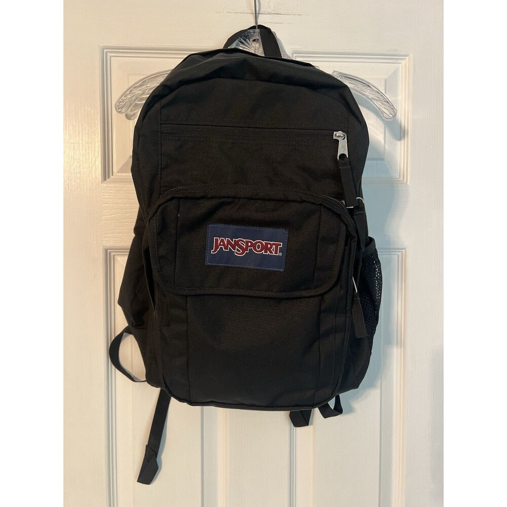 JanSport Digital Student Laptop Backpack Black Tech Bag JS00T69D